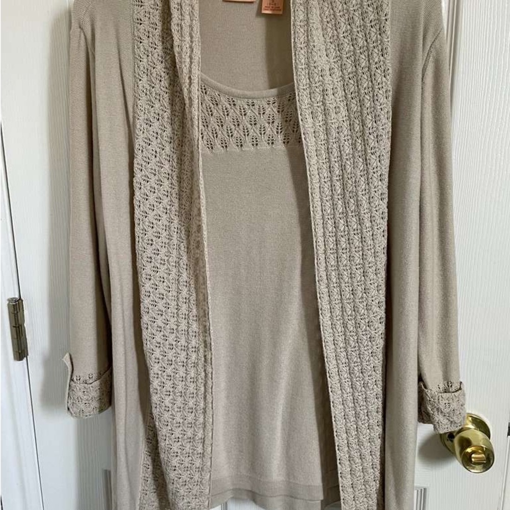 Elegant Beige Women's Sweater
